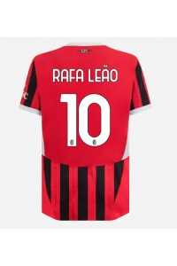 AC Milan Rafael Leao #10 Fotballdrakt Hjemme Klær 2024-25 Korte ermer